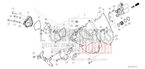 CARTER D'EMBRAYAGE (DCT) GL1800BDR de 2024
